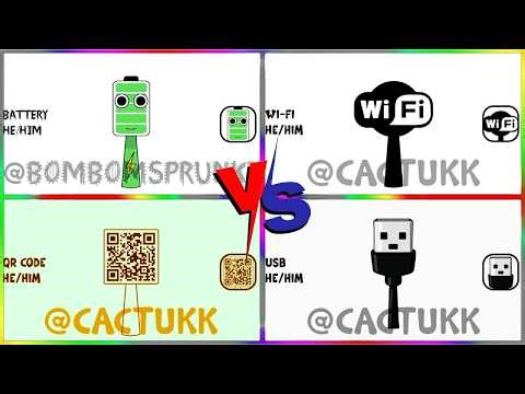 My Sprunki OC: Battery VS USB VS Wi-Fi VS Qr Code l Tiles Hop Game Part 4