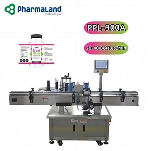[Hot Item] Ppl-300A Pharmaland Fully Automatic Wrap-Around Labeling Machine with Adjustable Label Dispenser System