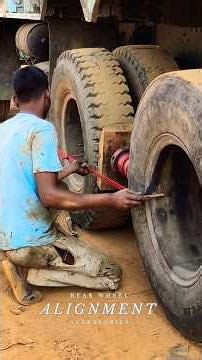 Rear Wheel Alignment Made Easy! #wheelalignment #shorts #ytshorts #shortsfeed #santoshpattimistry