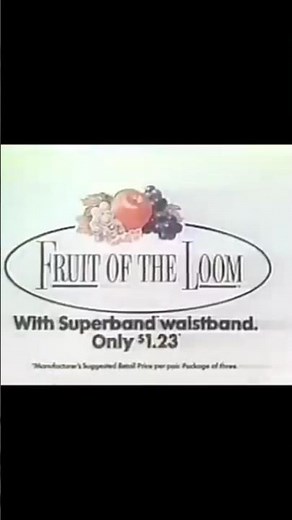 1970s Fruit of the Loom Commercial