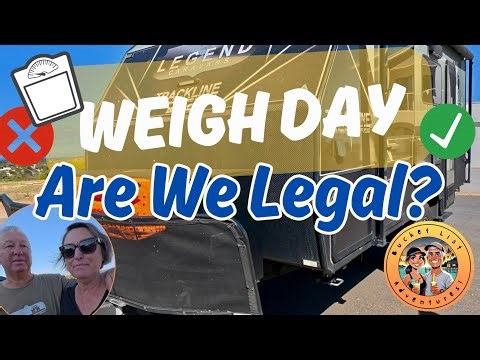 We Were 147kg Over! Caravan Weigh In & Safety Check Explained