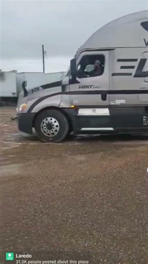 How many Freightliners does it take to pull out a fully loaded International from the mud 😂😂