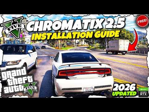 How To Install Chromatrix Graphics Mod in GTA 5 | GTA V - Best Graphics Mod for Free!(2026 Updated)😍