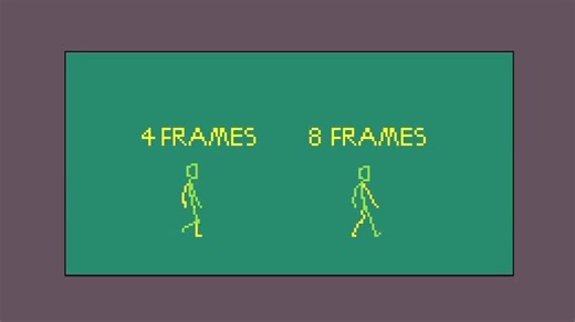 【Aseprite】走路动画