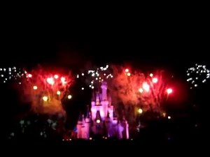 Magic Kingdom July 4 Fireworks for Independence Day 2013