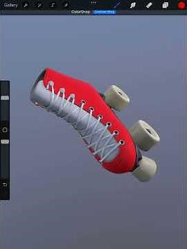How to draw 3-d in Procreate
