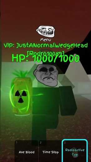 using rad cup in voices - trollge universe incident