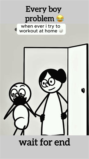 😂when ever i try to workout at home #animation #comedy #funny