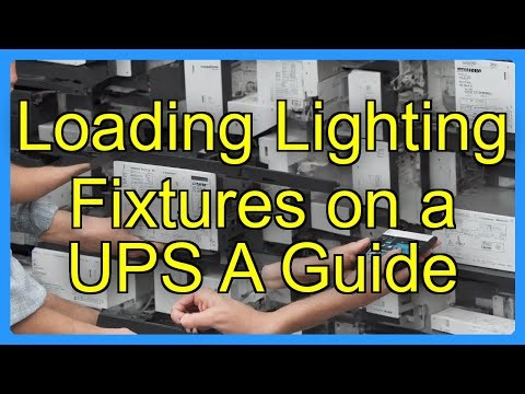 Loading Lighting Fixtures on a UPS A Guide