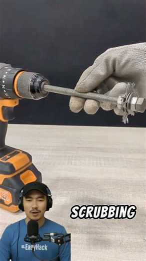 Easy Way to Remove Rust from a Pipe #diy #screw