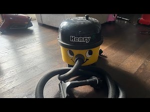 Yellow Numatic Henry Hoover HVR200A vacuum cleaner