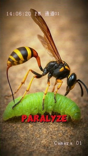 This Wasp Builds Tiny Prisons For Its Prey