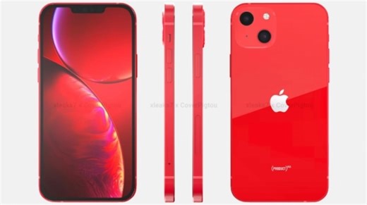 iPhone 13 Product Red appears in renders, show design changes