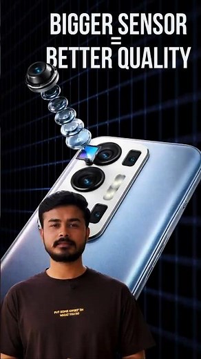 Bigger Sensor = Better Quality #mobile #camera #sensor #viral #tech #smartphone #technology