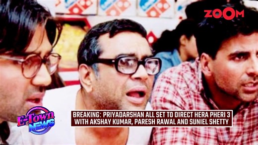16K views · 749 reactions | Director #Priyadarshan has confirmed his return to the #HeraPheri franchise, reuniting with #AkshayKumar, #PareshRawal, and #SunielShetty for the highly anticipated third installment. The announcement, made on Priyadarshan's birthday, has thrilled fans who are eager to see the iconic trio back on screen for more comedic antics. #zoomtv #bollywood #bollywoodnews #entertainmentnews #celebritynews | Zoom TV | Facebook
