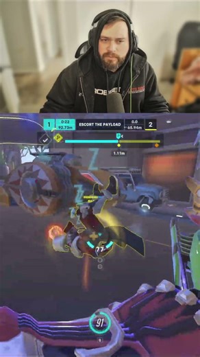 Expert Zarya Clutched 2v5 #gaming #overwatch