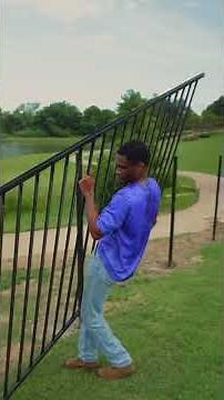 Custom fence installation in progress! Just about 300’ of gorgeous wrought iron panels are going up!