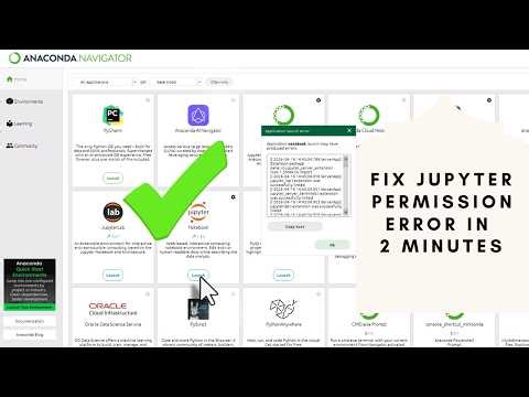 Jupyter Notebook Permission Denied Fix in 2 Minutes | Runtime Folder Access Kaise De