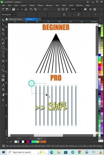 Coreldraw 2024 - Tips for using the Align tool with anchor points