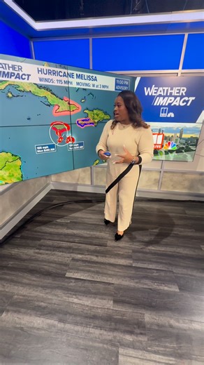 Hurricane Melissa is now a category 3 storm. It could be a category 5 as it makes landfall in Jamaica. Here’s the latest as of 11 pm Saturday. | Danielle Moss