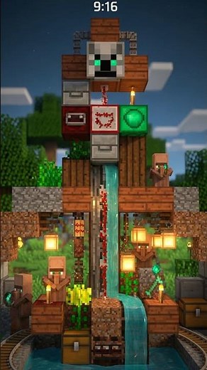 Building INSANE Spawner Block Mob Integration System in Minecraft Redstone Auto-Farm Tutorials #Sho