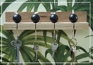 Notre DIY pour un porte-clés mural - Elle Décoration