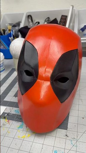 Deadpool Mask DIY #deadpool #deadpoolcostume #deadpoolmask #marvelcosplay #xmen #diycosplay #artdiy