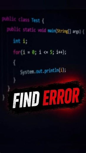 Java Bug Challenge 🔥 Can You Find the Mistake? #coding #ytshorts