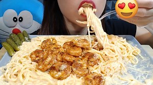 Hello Friends, Welcome back to my video! Eating Creamy Spicy Shrimp Paste Spaghetti (spicy Alfredo) Asmr Request 먹방 Real Sounds|| #HungryASMR If you like my videos, Please don't forget to FOLLOW my PAGE | Thanks to FACEBOOK! #asmr #mukbang #asmrmukbang #mukbangasmr #foodporn #foodie #asmreatingsounds #massiveeating #massivefeast #massivemukbang #asmreatingshow #asmrsounds #asmrfood #asmrvideo #notalkingasmr #asmreating #eatingsounds #asmrcommunity #makan #asmrindonesia #asmrindia #asmrvietna