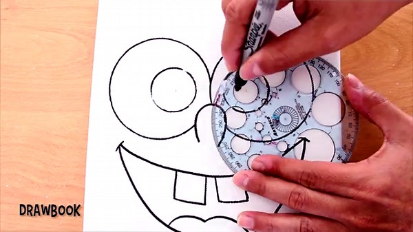 How to make an easy SPONGEBOB Painting (step by step) | Enhanced Edition