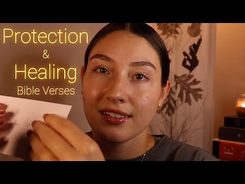 ✶ Christian ASMR ✶ Bible Verses for Healing & Protection + A Prayer 🙏