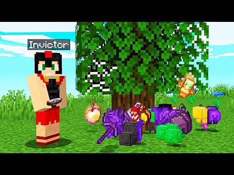 ¡Paso MINECRAFT pero las HOJAS de los ARBOLES Sueltan Loot OP! 🤩😂 Invictor y Mayo