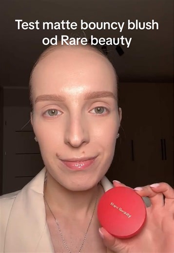 Matte Bouncy Blush Review: Grateful by Rare Beauty