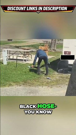 RV Black Tank Hose Nightmare DON'T Use Your Fresh Water Outlet!