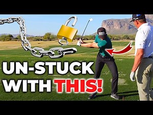 Stop Getting Your Arms Stuck In The Golf Swing (How To Get Them In Front!)