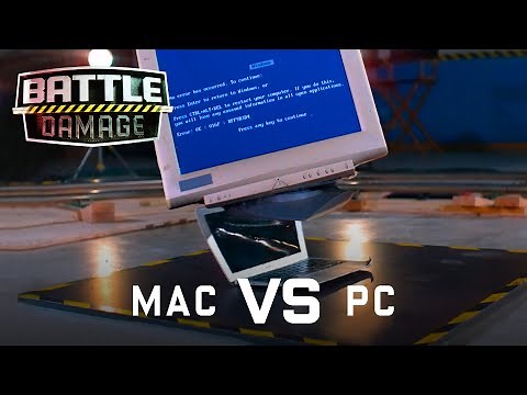 Mac vs PC Drop Test | WIRED’s Battle Damage