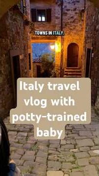 Italy travel vlog! #eliminationcommunication #travel #baby #mom #travelstroller