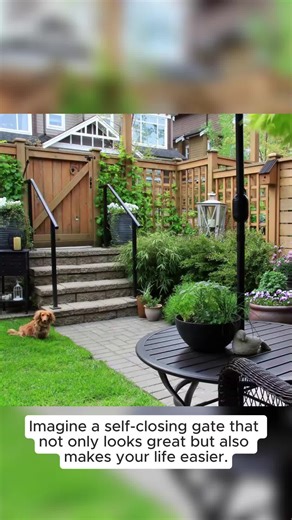 13 In. Black Galvenized Steel Self Closing Gate Spring for 84 In. Gates NUVO IRON