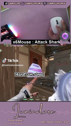 Check out these epic Valorant clips with Attack Shark X6 mouse!
