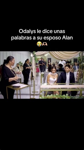 Emotivas palabras de Odalys a Alan en su aniversario