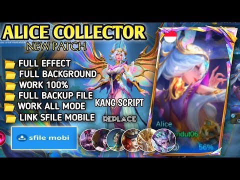 Script Skin Alice Collector - Dreaming Monarch No Password | Full Effect Voice | Patch Terbaru