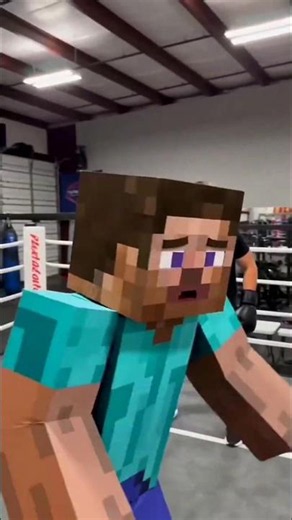 Minecraft Steve in Boxing Ring 🥊