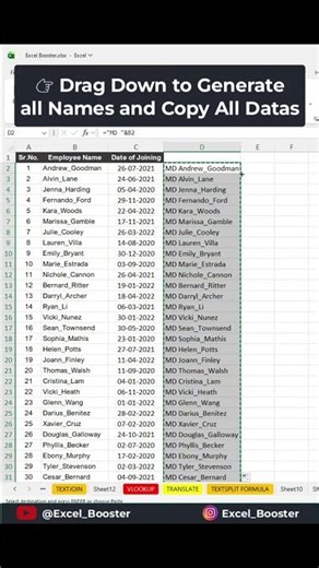 📁 Create 1000 Folders Instantly with Excel! ⚡ #excel #exceltips #exceltricks