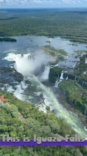 Seeing Iguazu Falls from the Sky