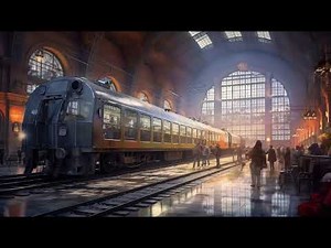 Railway station sound ambience | ASMR
