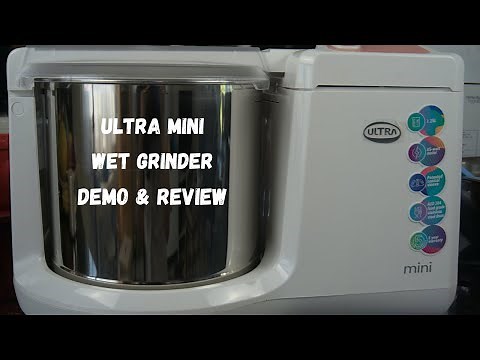 Ultra Mini Wet Grinder 1.25 L - Demo and Review (English)