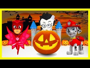 Paw Patrol Halloween with Heroes, Marshall Trick-or-Treat - Mashems, Surprise Toys