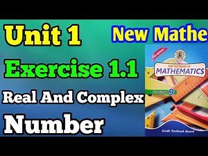 Unit 1 Exercise 1.1 Real and complex number class 9 new mathematics book Sindh board 2021 to 2022