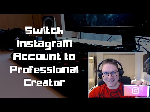 Switch Instagram Account to Professional Creator