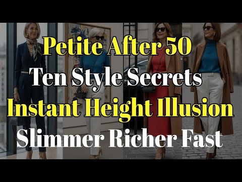 10 Petite Secrets Over 50: Look Taller, Slimmer & Expensive INSTANTLY!